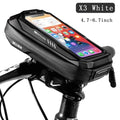 Waterproof Bicycle Front Frame Bag with Touchscreen Phone Mount