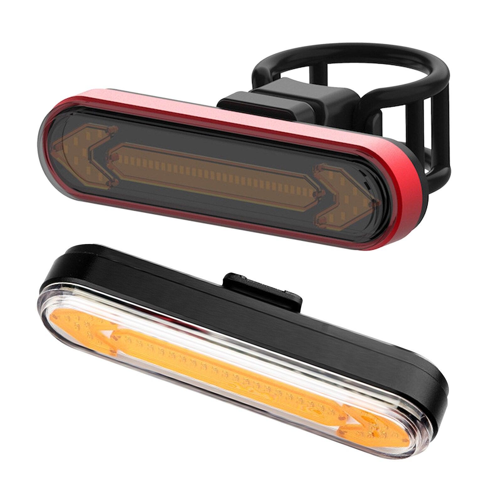Wireless LED Bike Turn Signal Taillight with Remote Control