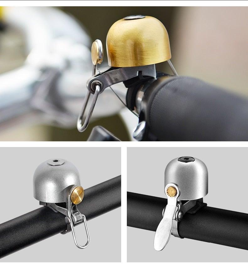 Vintage Brass Bicycle Bell - Classic Clear Ring Tone for Bikes