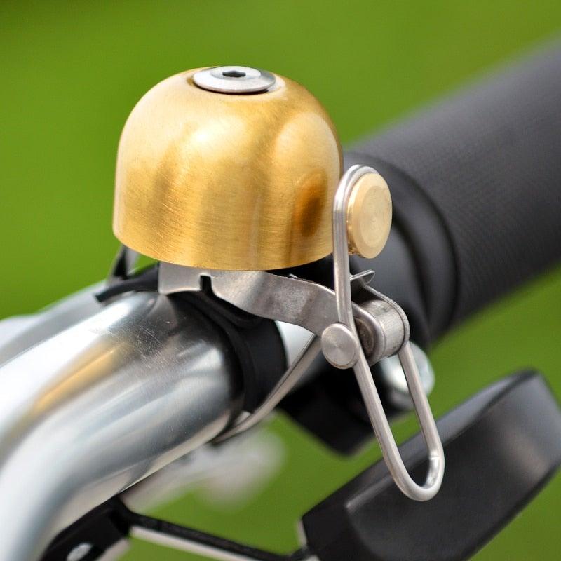 Vintage Brass Bicycle Bell - Classic Clear Ring Tone for Bikes