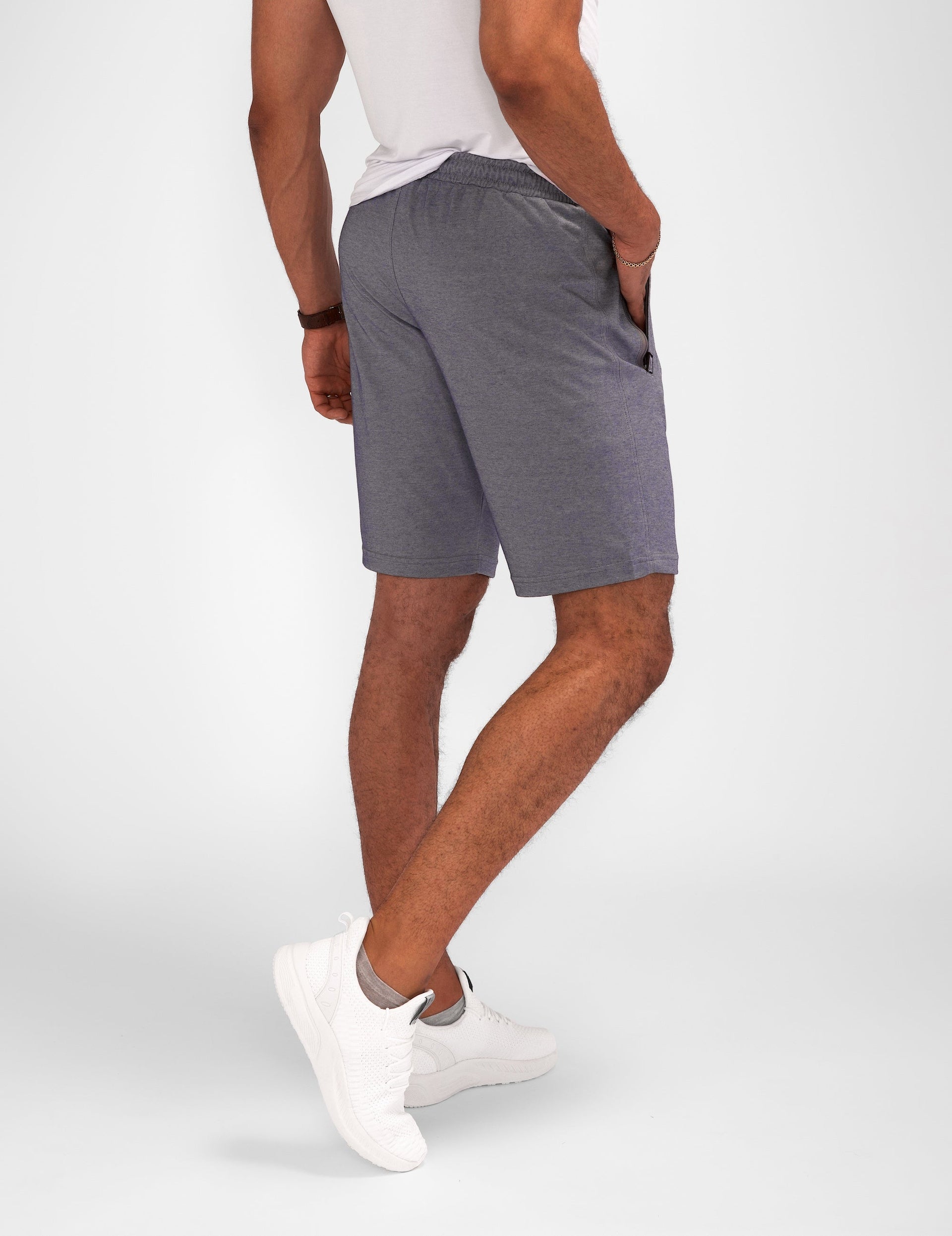 Urban Stride Men's Tall Fit Shorts in Blue - Image 9