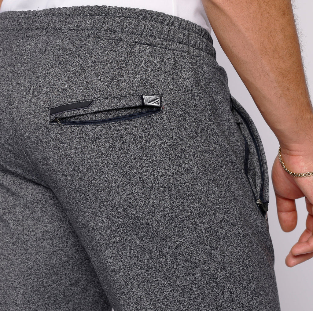 Men's Athletic Straight Fit Sweatpants in Charcoal Grey - Image 34