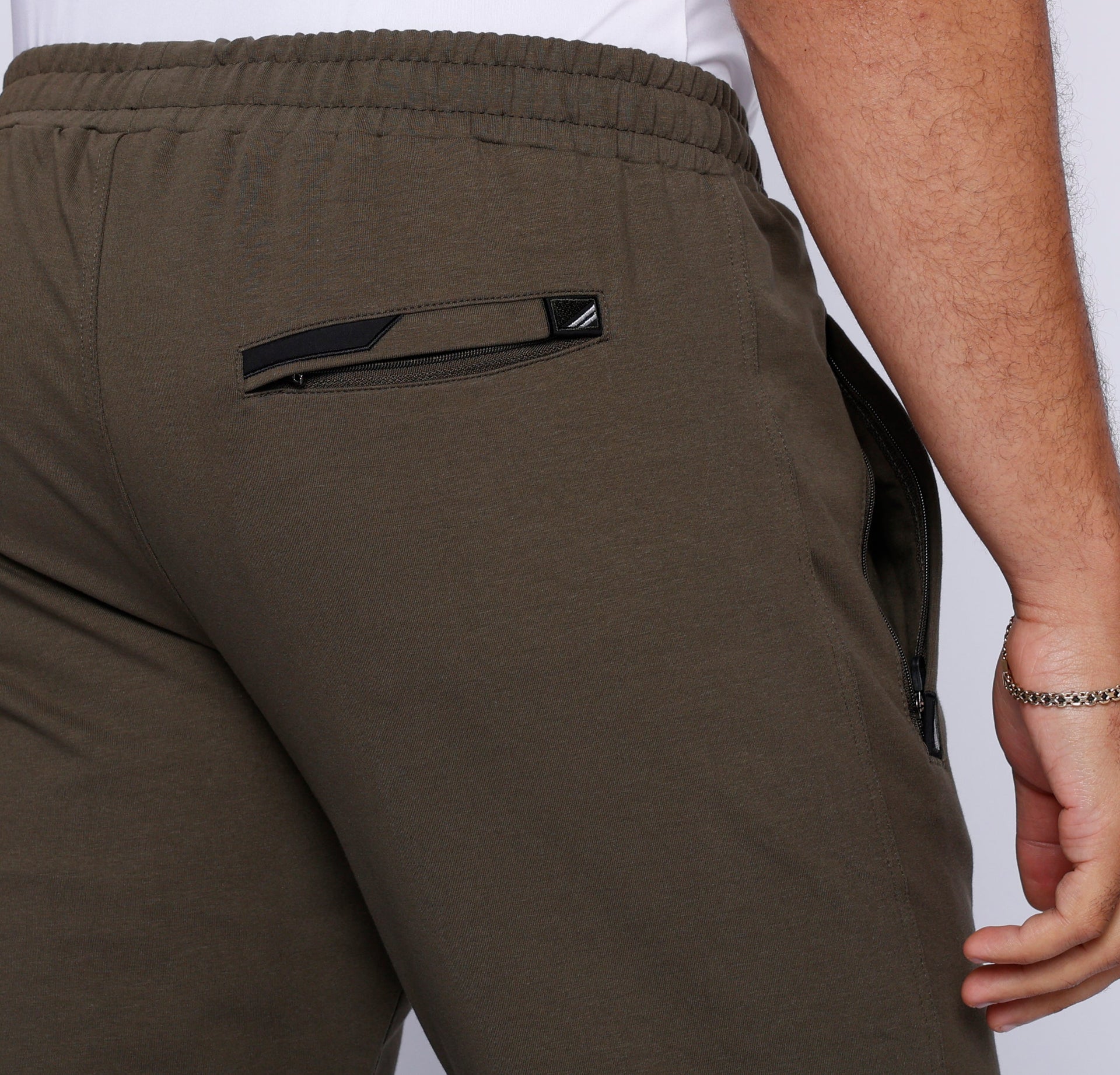 Men's Athletic Straight Fit Sweatpants in Charcoal Grey - Image 39