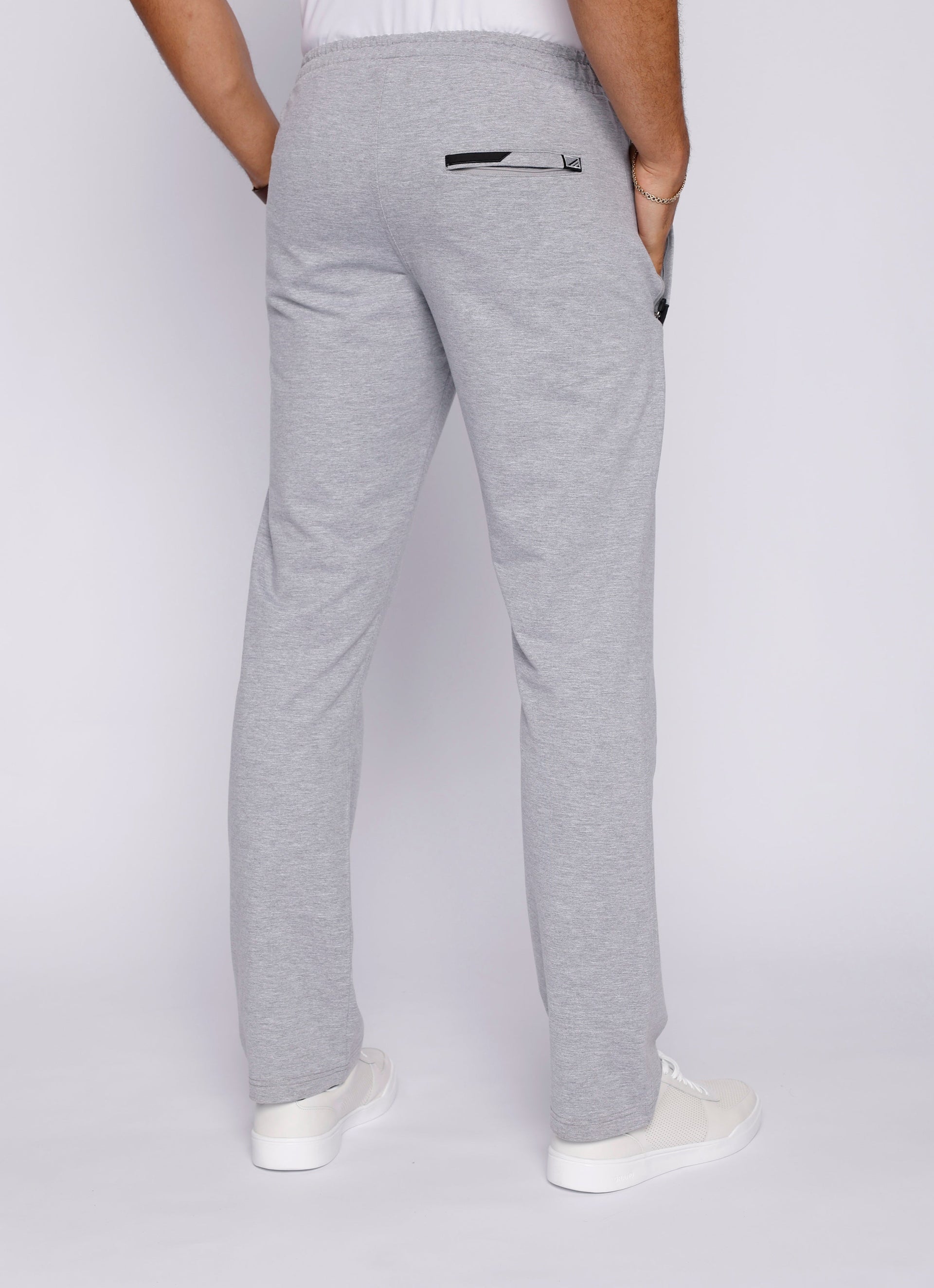 Men's Athletic Straight Fit Sweatpants in Charcoal Grey - Image 27