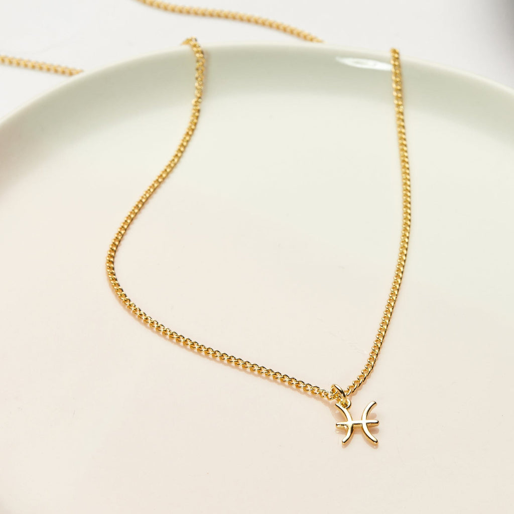 Big Pisces Energy Zodiac Necklace