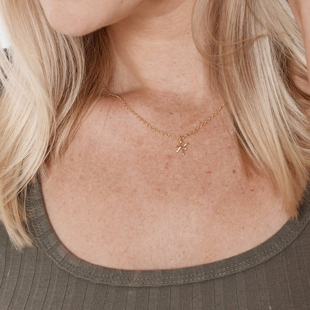 Big Pisces Energy Zodiac Necklace