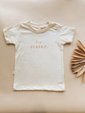 Big Sister Clay Organic Cotton Short Sleeve Toddler T-Shirt