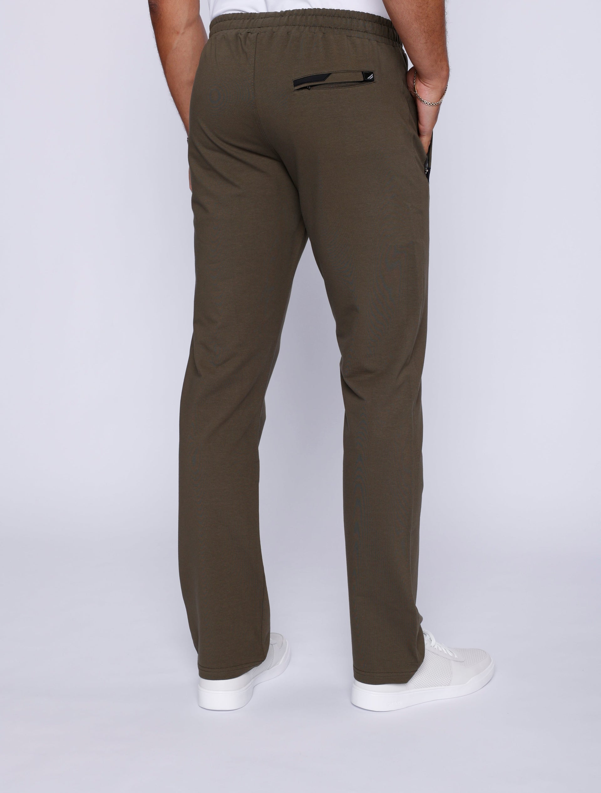 Men's Athletic Straight Fit Sweatpants in Charcoal Grey - Image 37