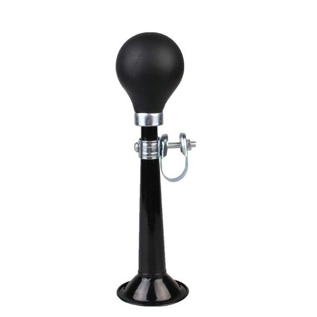 Sporty Metal Bike Horn with Rubber Squeeze Bulb for Kids