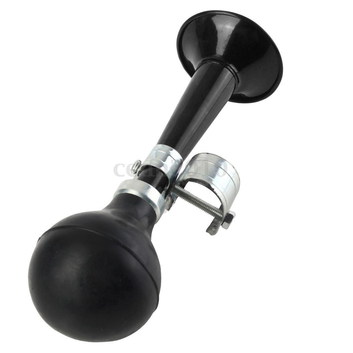 Sporty Metal Bike Horn with Rubber Squeeze Bulb for Kids