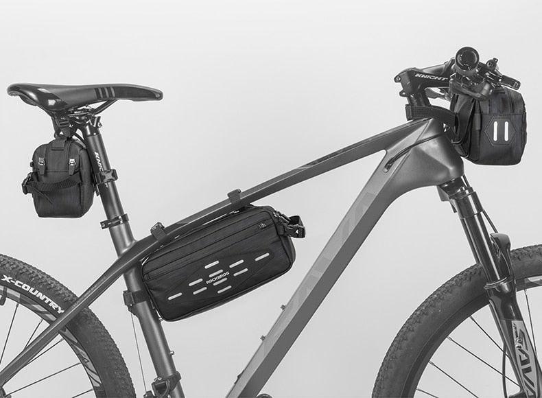 Multi-Purpose Handlebar and Frame Bag with Shoulder Strap