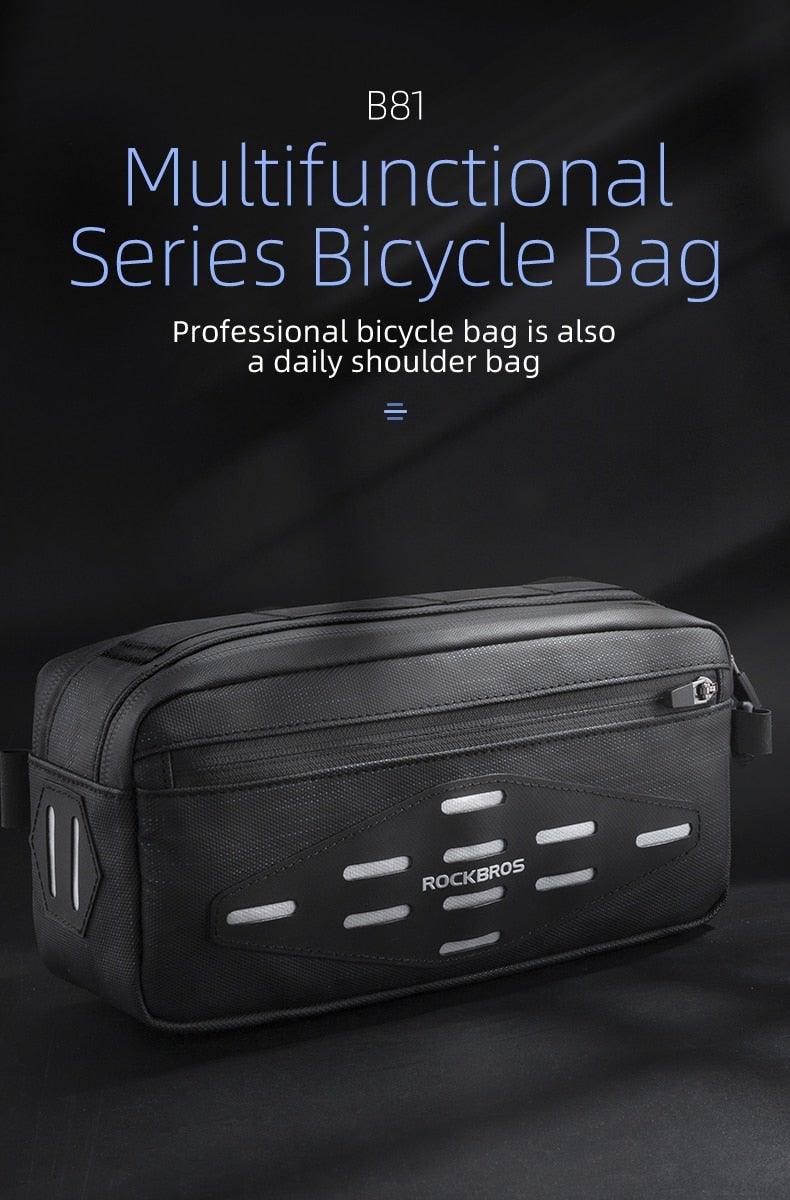 Multi-Purpose Handlebar and Frame Bag with Shoulder Strap