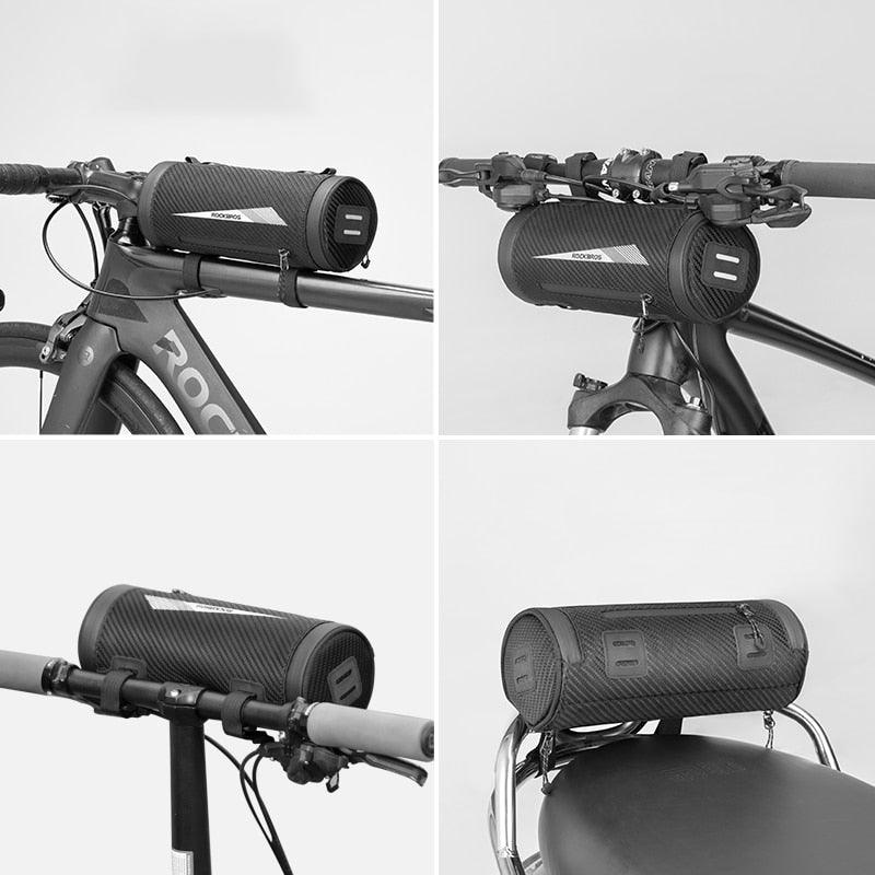 Multi-Purpose Handlebar and Frame Bag with Shoulder Strap