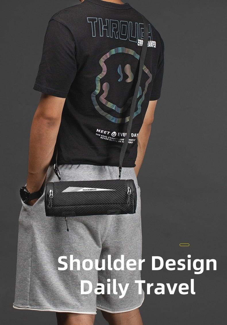 Multi-Purpose Handlebar and Frame Bag with Shoulder Strap