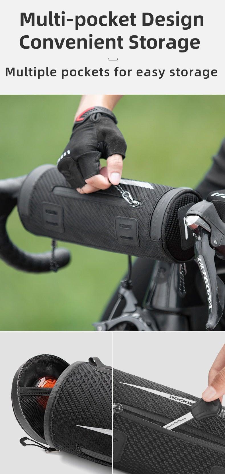 Multi-Purpose Handlebar and Frame Bag with Shoulder Strap