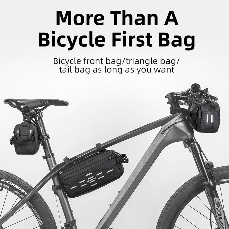 Multi-Purpose Handlebar and Frame Bag with Shoulder Strap