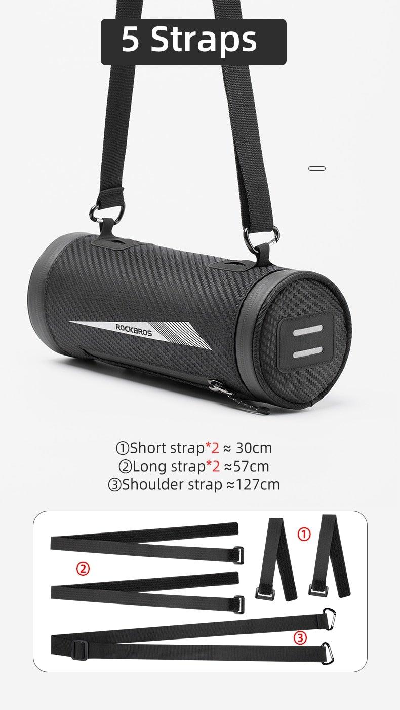 Multi-Purpose Handlebar and Frame Bag with Shoulder Strap