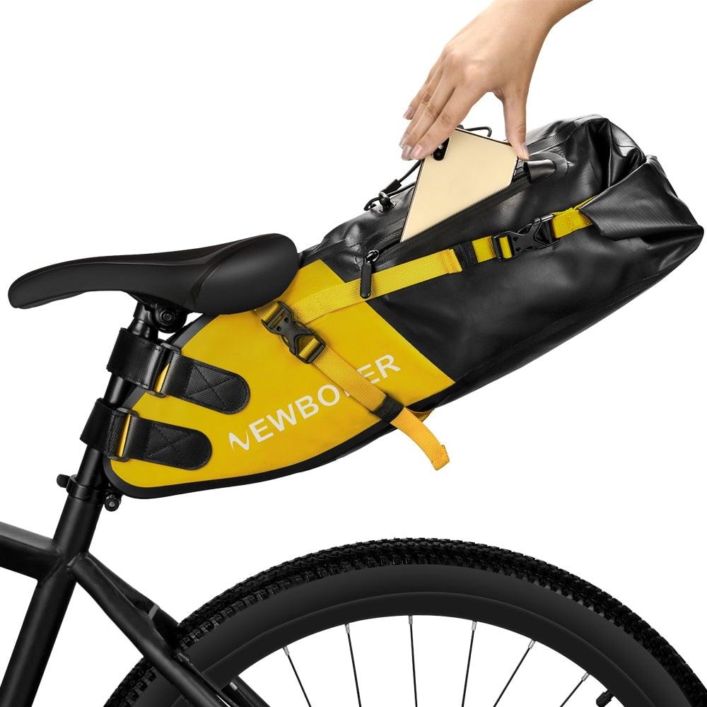 13L Waterproof Foldable Rear Trunk Bike Bag for Bikepacking