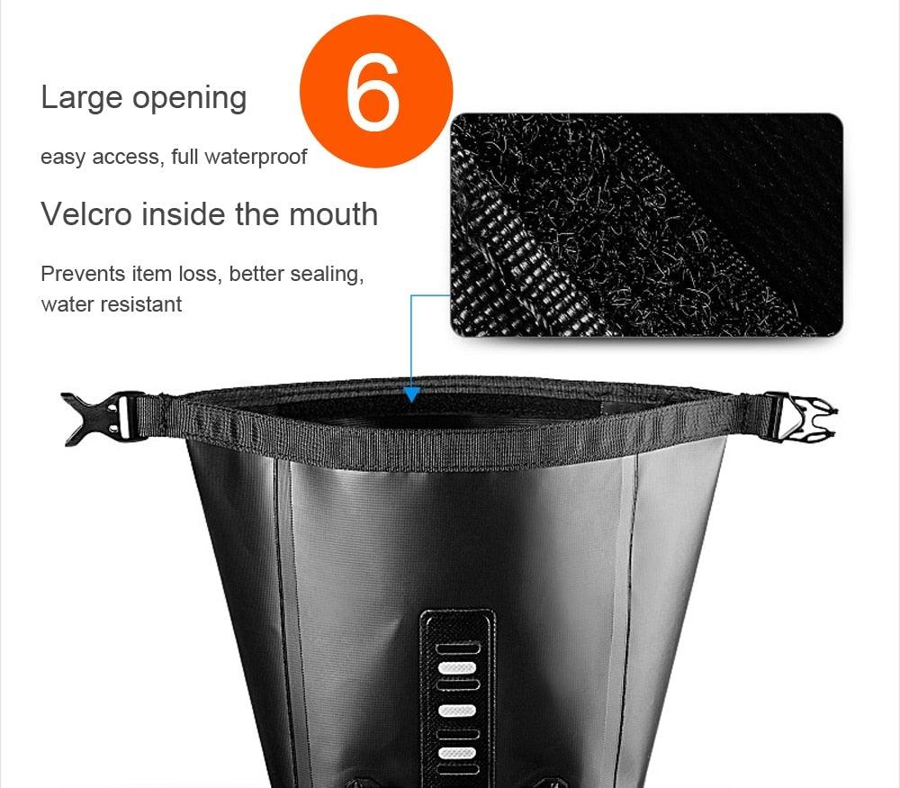 13L Waterproof Foldable Rear Trunk Bike Bag for Bikepacking