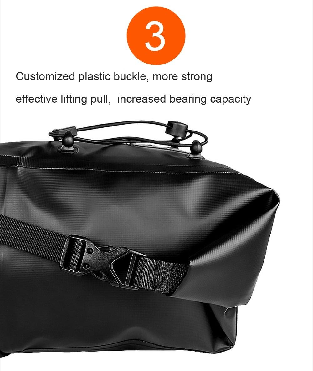 13L Waterproof Foldable Rear Trunk Bike Bag for Bikepacking