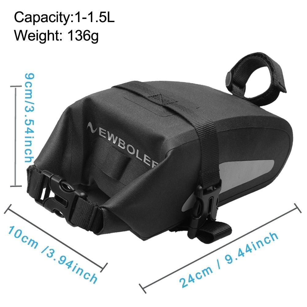13L Waterproof Foldable Rear Trunk Bike Bag for Bikepacking