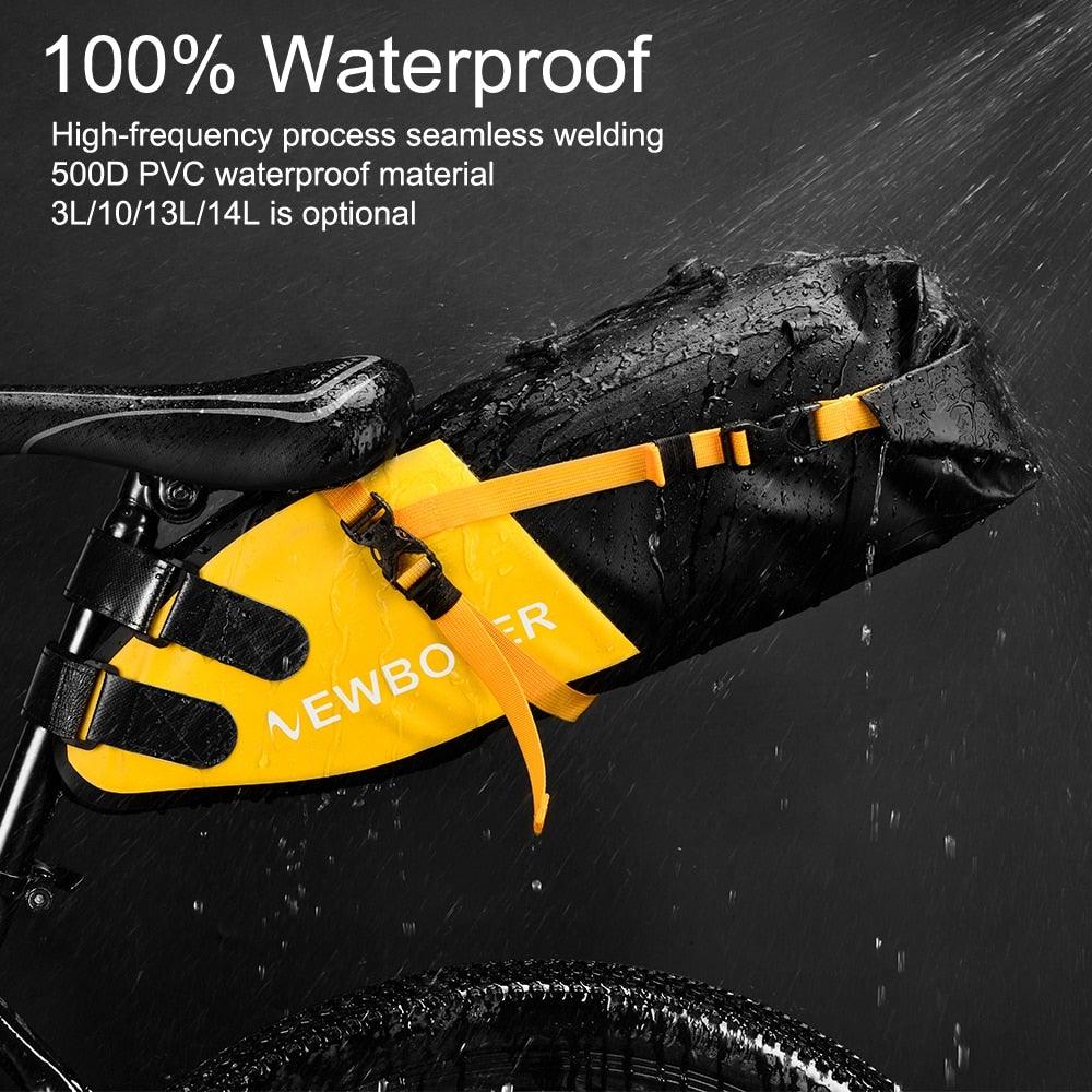 13L Waterproof Foldable Rear Trunk Bike Bag for Bikepacking