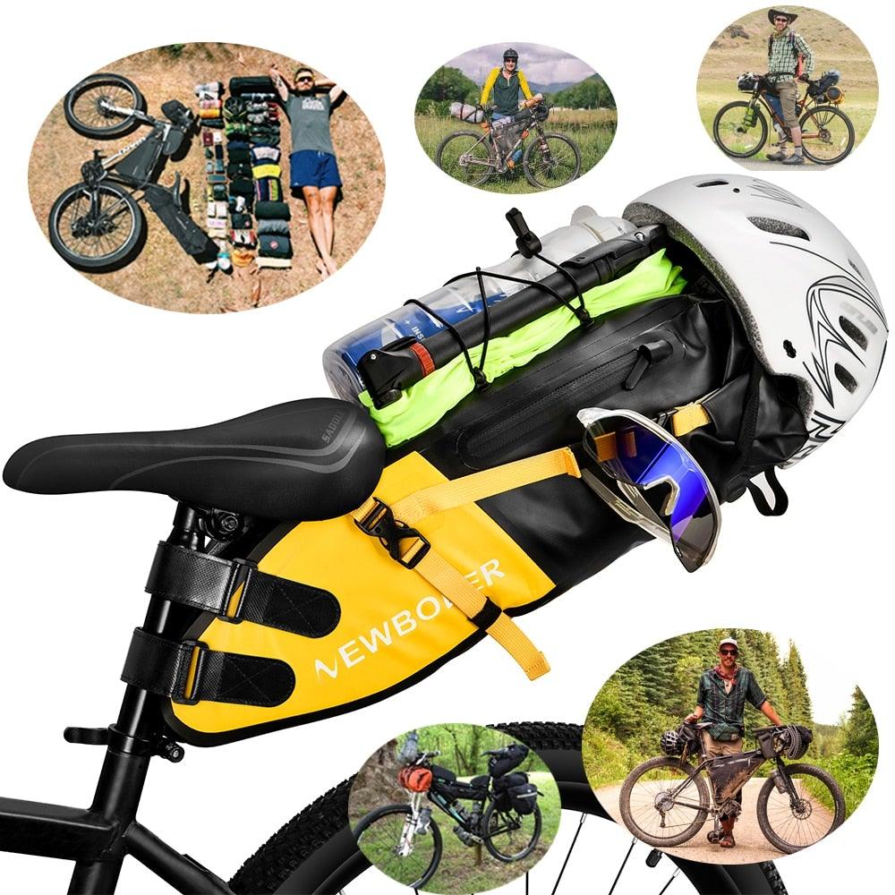 13L Waterproof Foldable Rear Trunk Bike Bag for Bikepacking