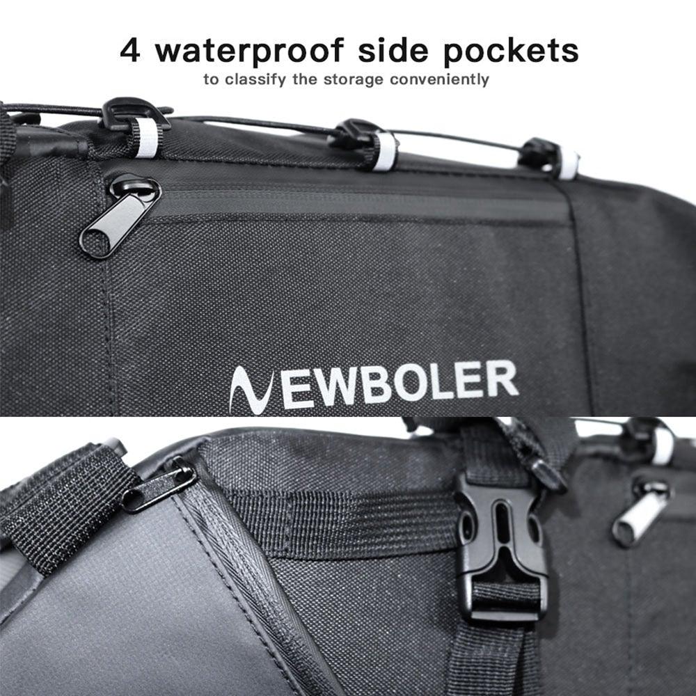 13L Waterproof Foldable Rear Trunk Bike Bag for Bikepacking
