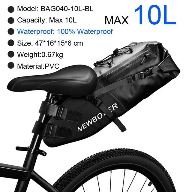 13L Waterproof Foldable Rear Trunk Bike Bag for Bikepacking