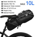 13L Waterproof Foldable Rear Trunk Bike Bag for Bikepacking