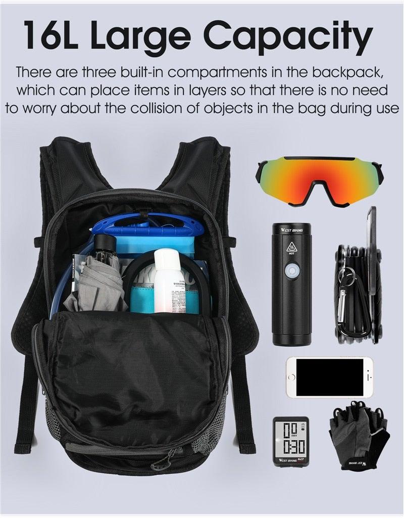 10L Hydration Backpack Waterproof Cycling Daypack for Hiking