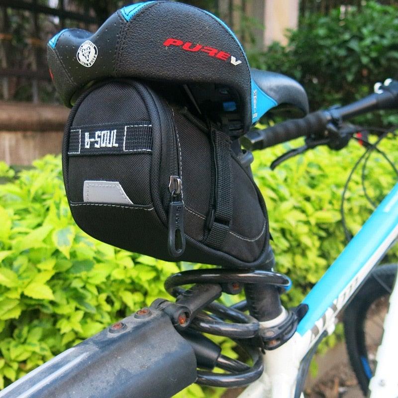 Waterproof Bicycle Saddle Bag Under Seat Cycling Tool Storage Pouch