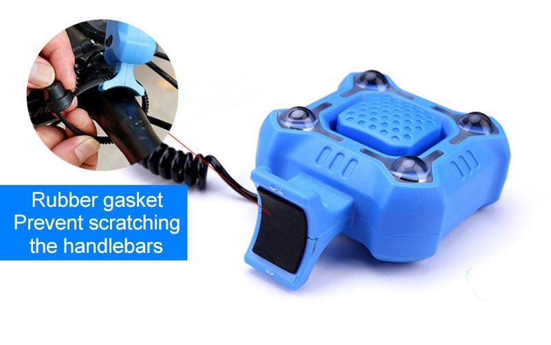 4 Lamp Cycling Light with Electric Horn & Alarm - Waterproof LED