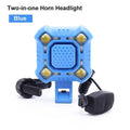 4 Lamp Cycling Light with Electric Horn & Alarm - Waterproof LED