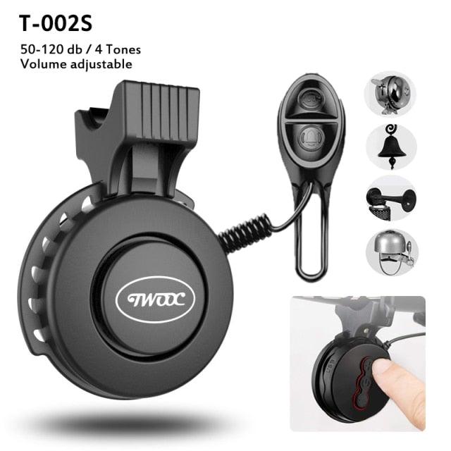 Electric Bike Horn for Kids - USB Rechargeable 120dB Loud Speaker