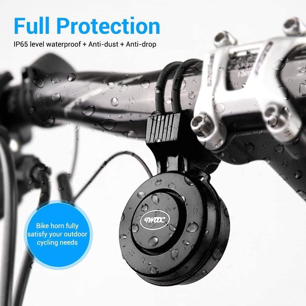 Electric Bike Horn for Kids - USB Rechargeable 120dB Loud Speaker