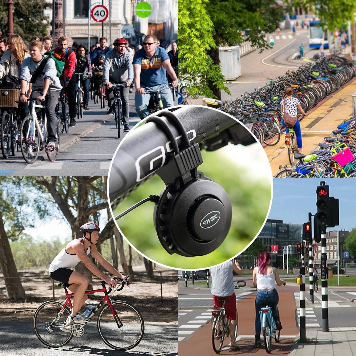 Electric Bike Horn for Kids - USB Rechargeable 120dB Loud Speaker