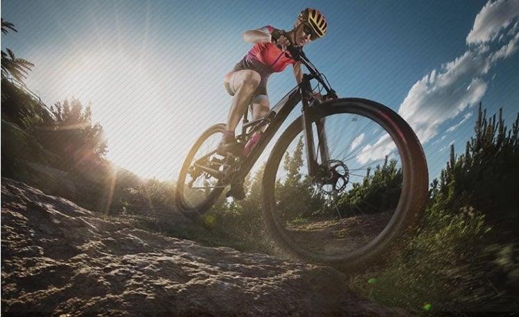 Anti-Slip Rubber Mountain Bike Handlebar Grips with Aluminum Lock