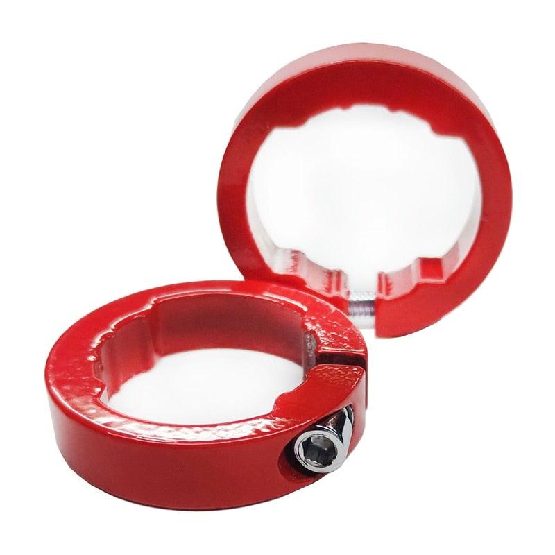 Ergonomic Shock-Absorbing Bike Grips with Aluminum Alloy Rings