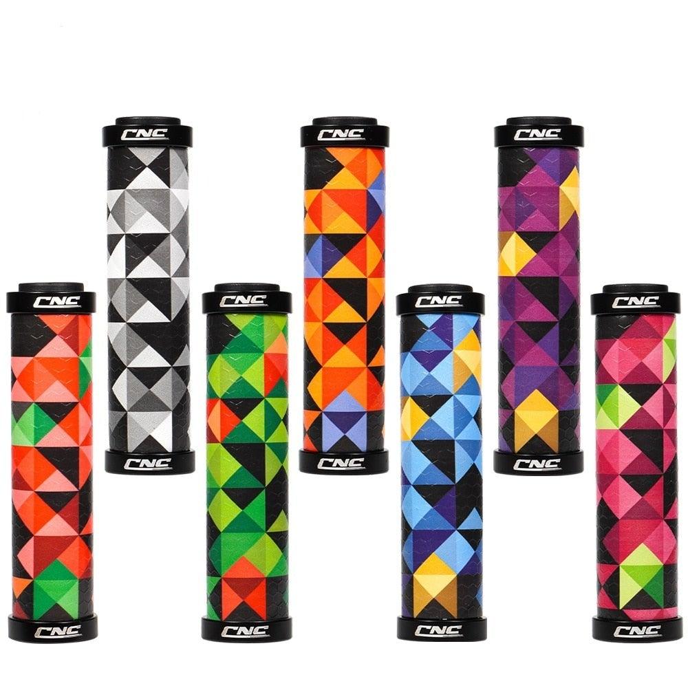 Lock-On MTB Bike Handlebar Grips - Anti-Slip Silicone Cycling Gear