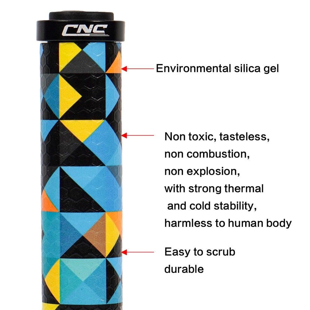 Lock-On MTB Bike Handlebar Grips - Anti-Slip Silicone Cycling Gear