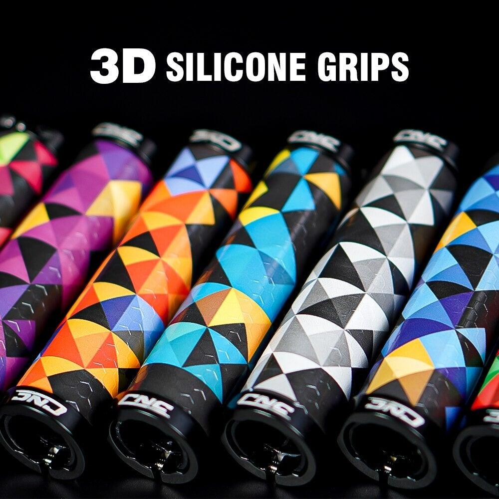 Lock-On MTB Bike Handlebar Grips - Anti-Slip Silicone Cycling Gear