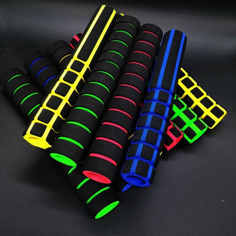 Long Length Mountain Bike Handlebar Grips, Soft Non-Slip Foam