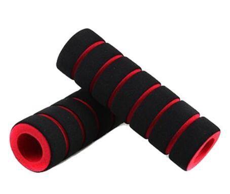 Long Length Mountain Bike Handlebar Grips, Soft Non-Slip Foam