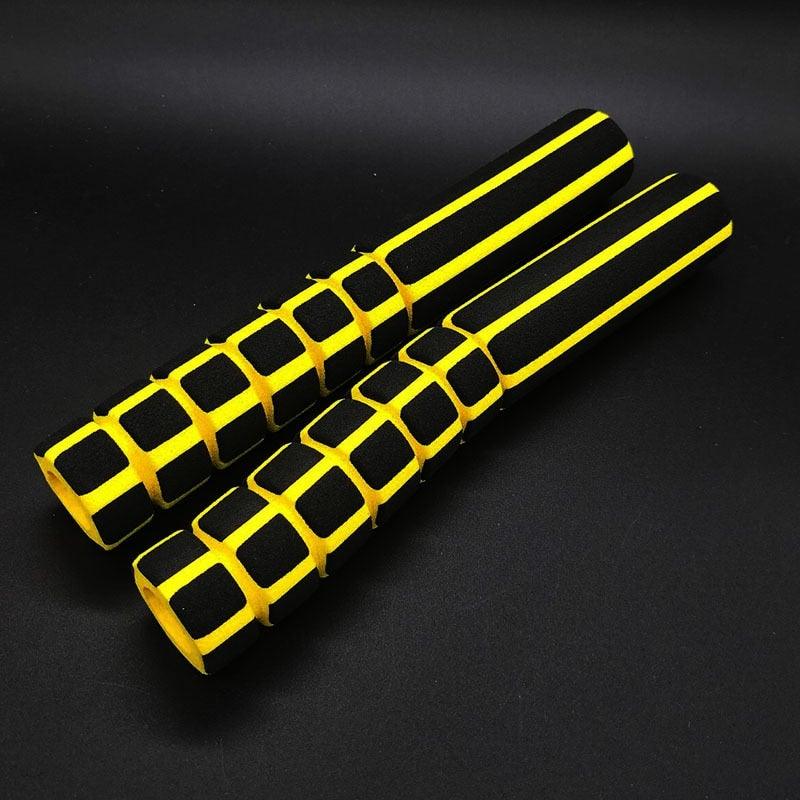 Long Length Mountain Bike Handlebar Grips, Soft Non-Slip Foam