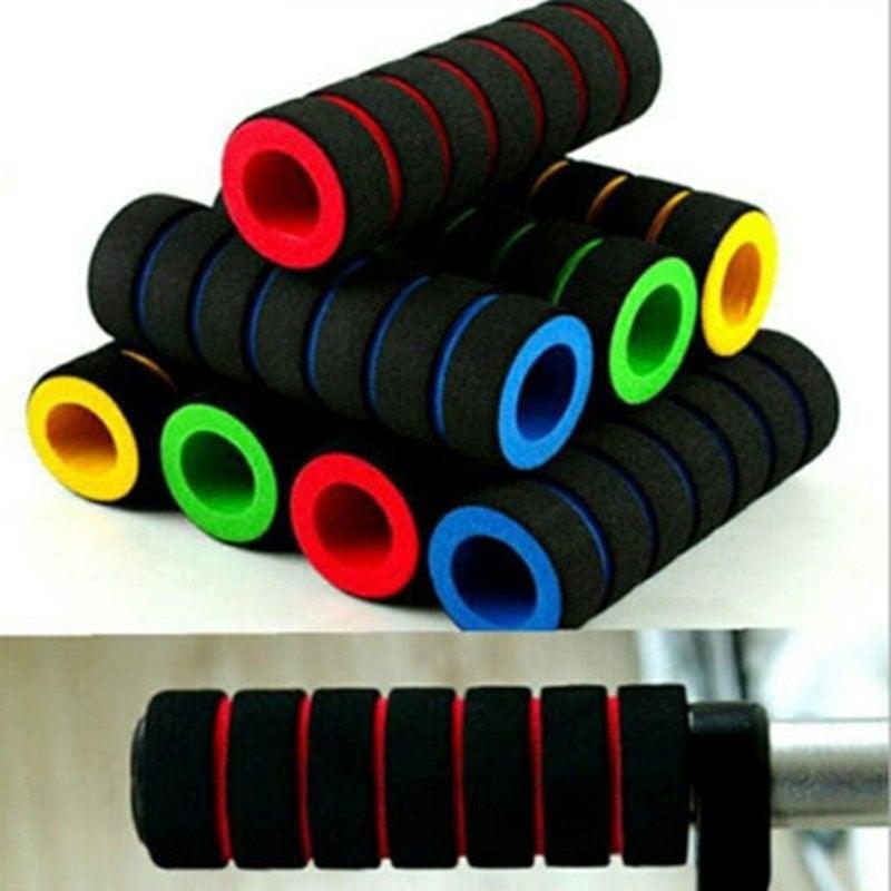 Long Length Mountain Bike Handlebar Grips, Soft Non-Slip Foam