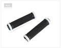 Geometric Non-Slip Silica Gel Bike Grips with Aluminum Lock