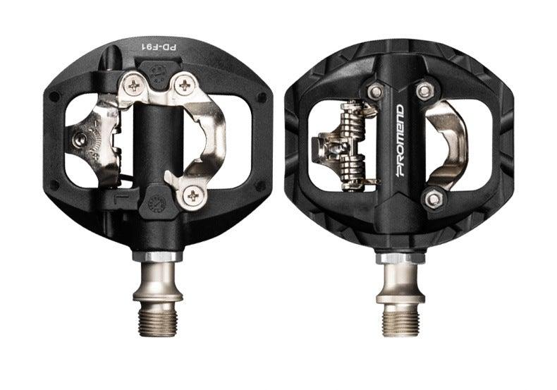 Dual Platform Clipless Mountain Bike Pedals with Sealed Bearings