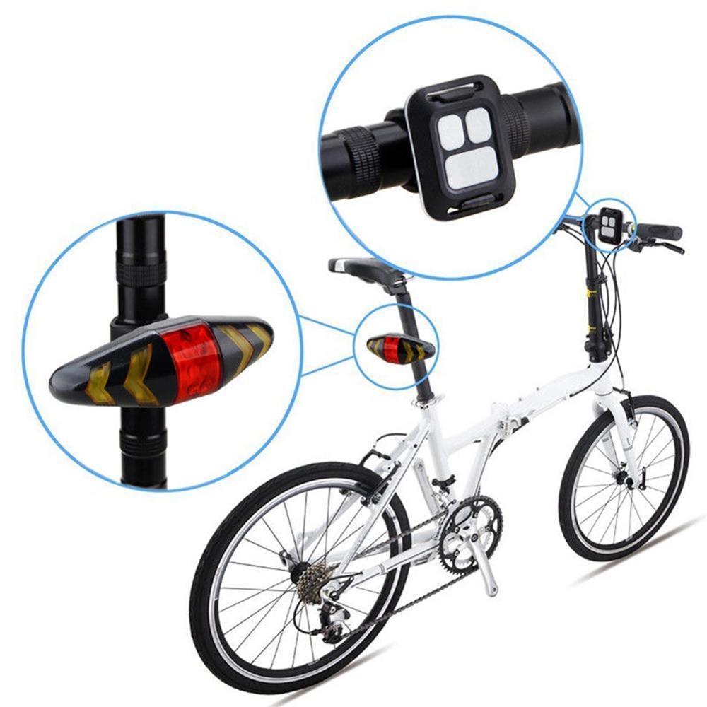 Wireless Remote Control Bike Turn Signal LED Tail Light Set