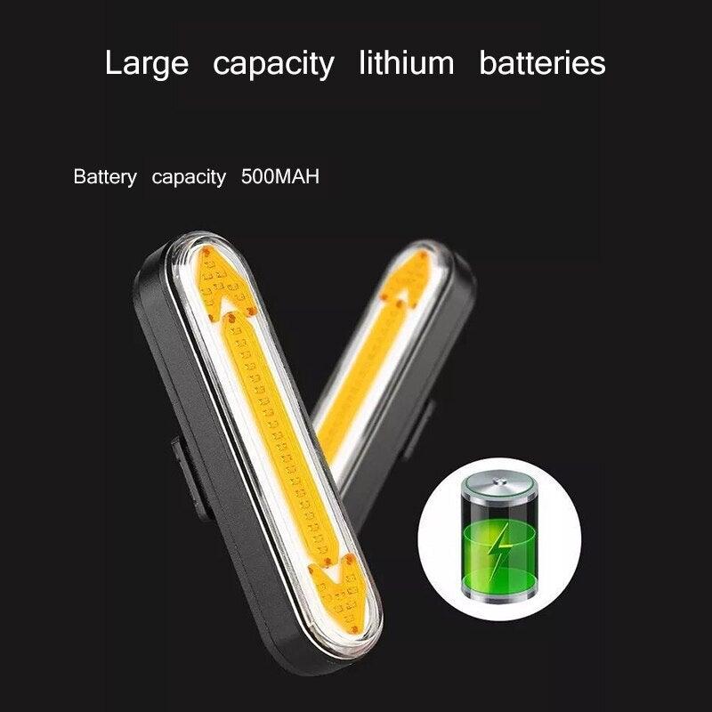 Wireless Remote Control LED Bike Tail Light with Turn Signals